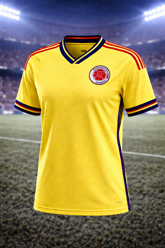 Colombia-Inspired Football Jersey – Fan Edition