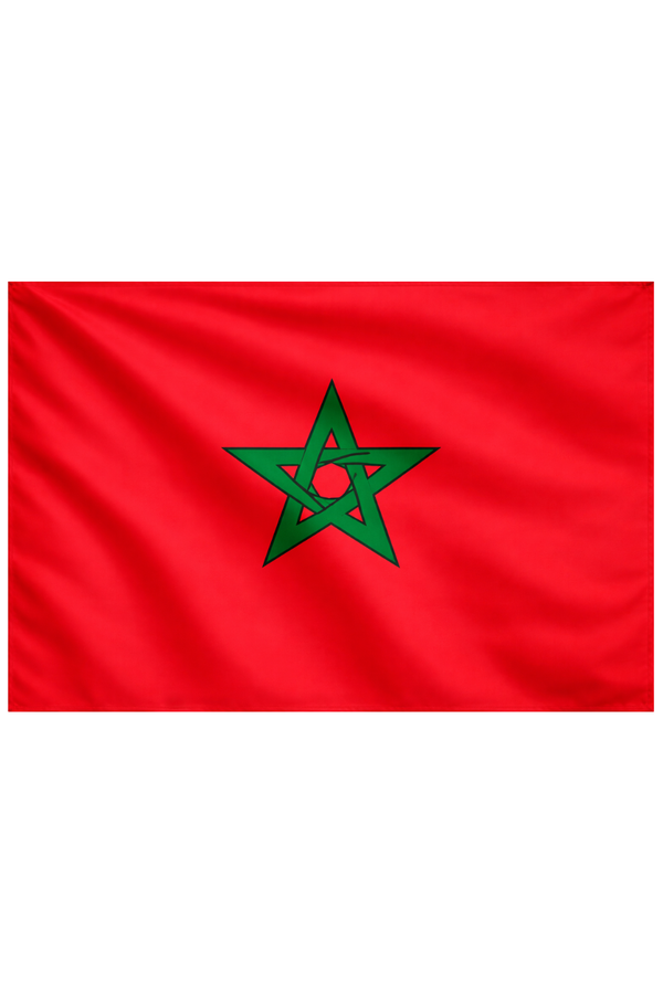 Morocco-Inspired Full Size Flag – Fan Edition