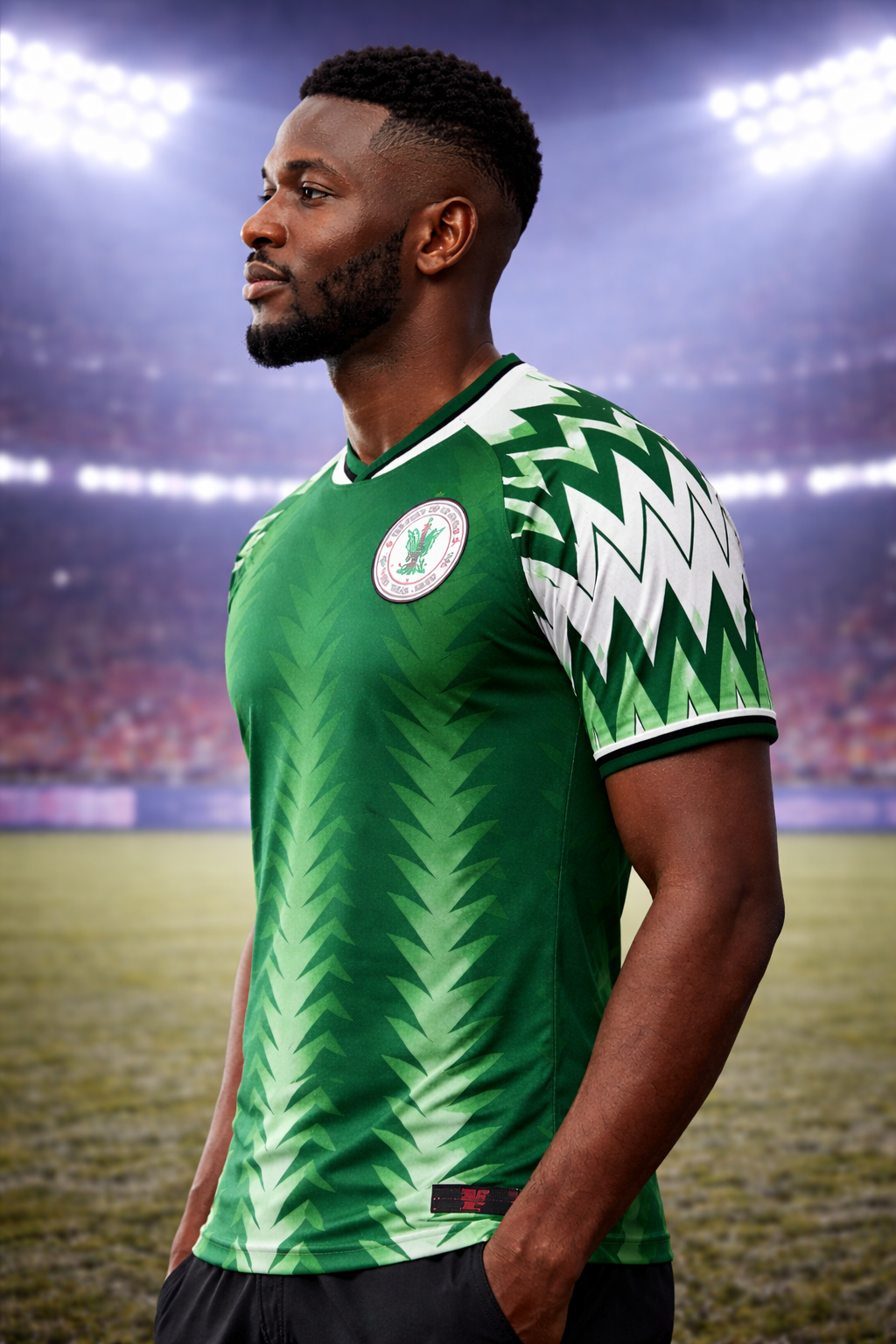 Nigeria-Inspired Football Jersey – Fan Edition Man Side