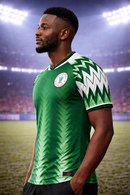 Nigeria-Inspired Football Jersey – Fan Edition Man Side
