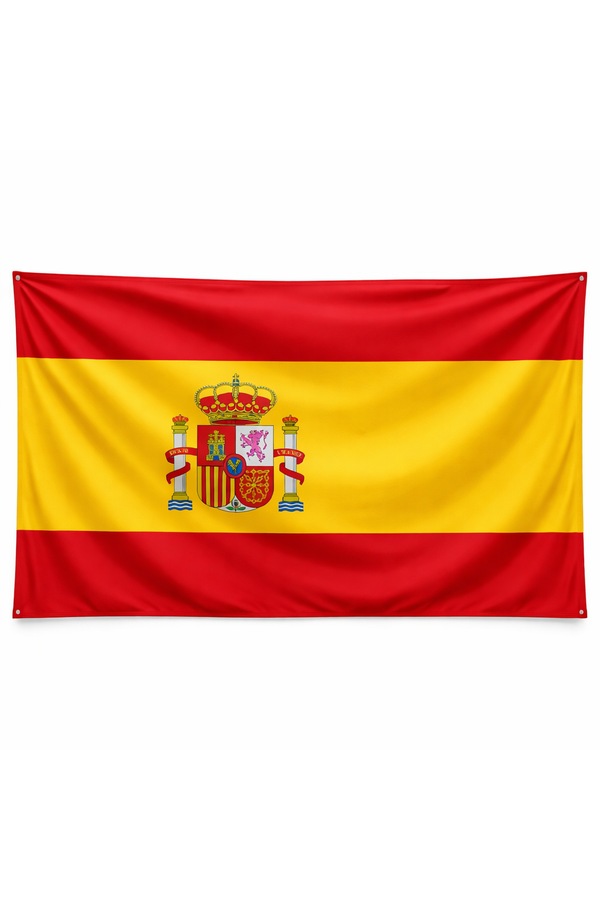 Spain-Inspired Full Size Flag – Red & Yellow Fan Edition
